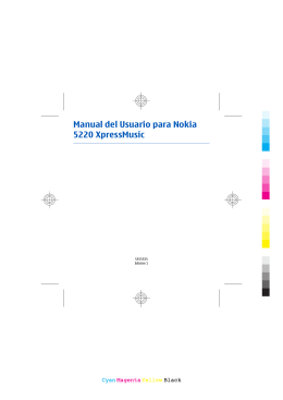 Manual del Usuario para Nokia 5220 XpressMusic