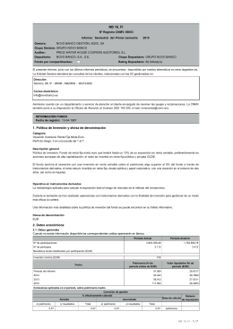 Último Informe Semestral