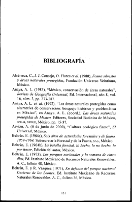 BIBLIOGRAFÍA - Dirección General de Bibliotecas