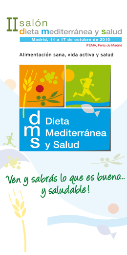 IFEMA, Feria de Madrid - Dieta mediterranea y salud