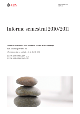 Informe semestral 2010/2011