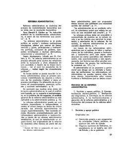 Reforma administrativa es sinónimo del