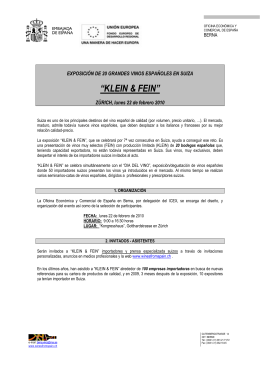 CONVOCATORIA EXPOSICION KLEIN & FEIN