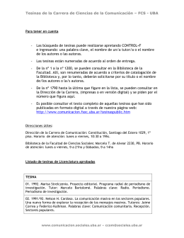 Listado Tesinas Completo al 15-04-15