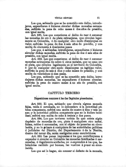 (Ley 19 de 1890 (18 de octubre), Código Penal