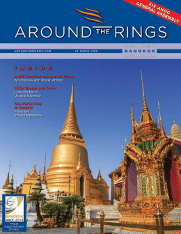 CONTENTS Bangkok - Around the Rings