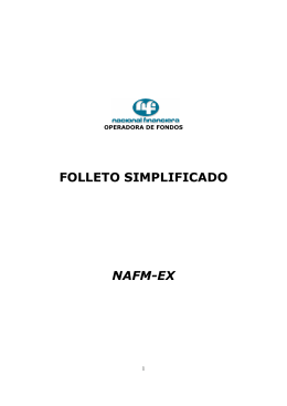 FOLLETO SIMPLIFICADO NAFM-EX - Vector