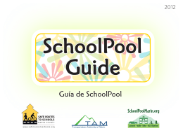 Guía de SchoolPool - Safe Routes to School