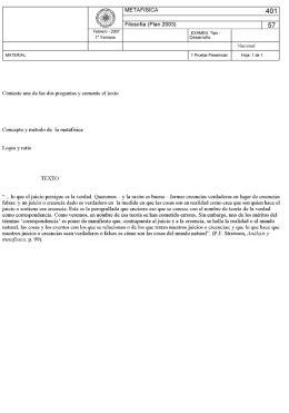 METAFISICA 401