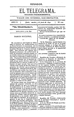 diario progresista Año II, núm. 220, martes 3 de junio de 1890