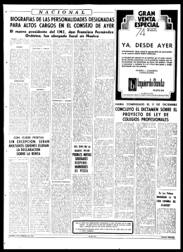 PARA ALTOS CARGOS EN EL CONSEJO DE AYER