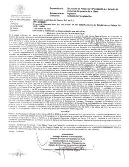 Acuerdo de notificación por Estrados (04-06-15)
