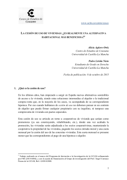 es realmente una alternativa habitacional más