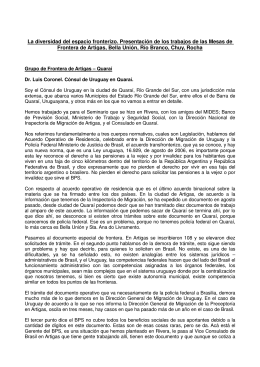 Presentaciones y ponencias