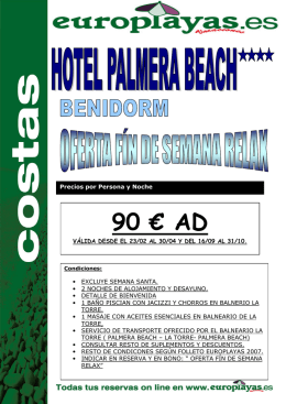 90 ¤ AD - Europlayas