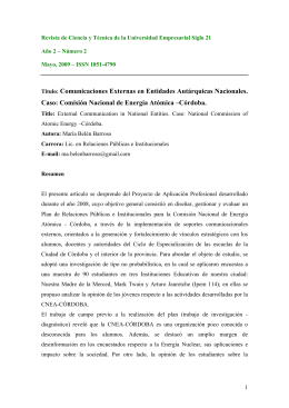 Revista Ciencia y Tcnica de la Universidad Siglo 21