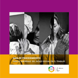 Guía de procedimiento para el abordaje del acoso