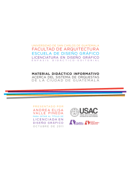 facultad de arquitectura - Universidad de San Carlos de Guatemala