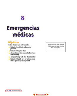 Capitulo 8: Emergencias medicas