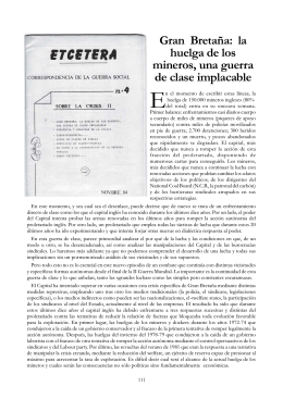 (noviembre 84) Sobre la crisis II. Gran Bretaña