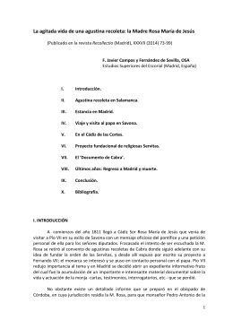 Texto - Francisco Javier Campos y Fernandez de Sevilla
