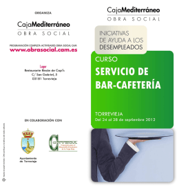 servicio bar-cafetería