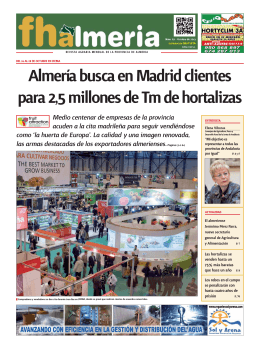 Almería busca en Madrid clientes para 2,5 millones de Tm