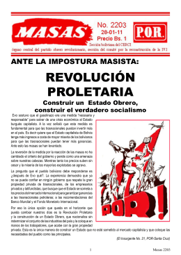 2203 28/01/11 - Partido Obrero Revolucionario