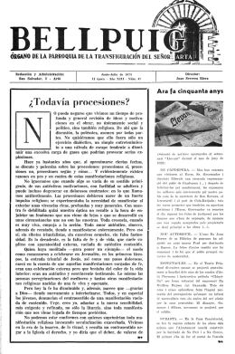 ¿Todavía procesiones?