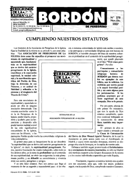 Nº 278 - Peregrinos de la Iglesia
