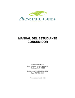 manual del estudiante consumidor