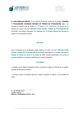 C/ Alcalá, 18-3º 28014 Madrid Tel: 91 531 13 87 Fax: 91
