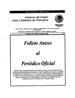 _ .. Gobierno del Estado - H. Congreso del Estado de Chihuahua