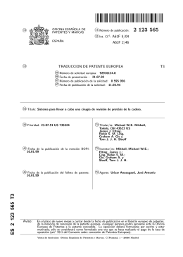 sistema para llevar a cabo una cirugia de revision de protesis de la