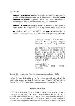 Auto 251 de 24 de septiembre de 2007