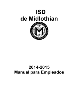 Empleo - Midlothian ISD