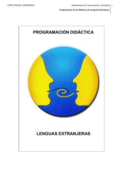 Lenguas extranjeras