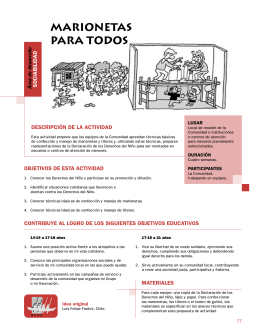 MARIONETAS PARA TODOS - Movimiento Scout del Uruguay