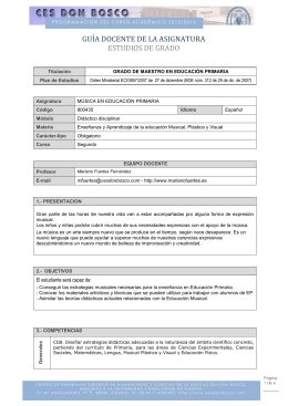 Música en Educación Primaria