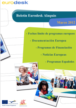 Boletín Eurodesk Alaquàs Marzo 2012