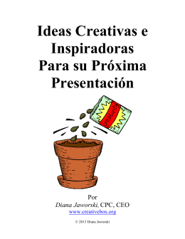 Ideas Creativas Para Presentaciones