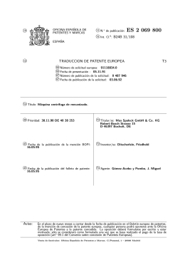 MAQUINA OPERADORA DE FUERZA CENTRIFUGA(ES2069800)