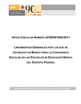 Lineamientos Generales por los que se establece un Marco para