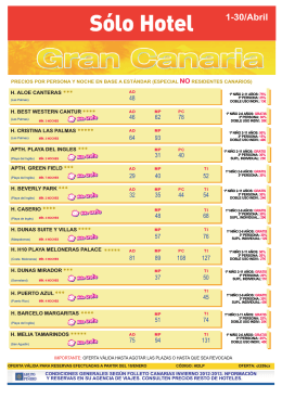 ct259cx GRAN CANARIA Abril SOLO HOTEL.FH9