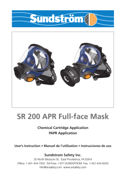 SR 200 APR Full-face Mask