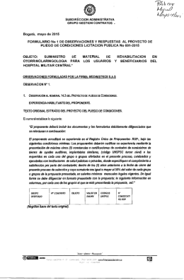 005 formulario obs y rtas al proyecto de pliego lp