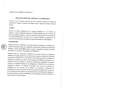 Resolución Directoral General N° 06-2012
