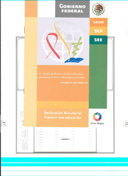 Declaración Ministerial - Centro Nacional para la prevención y el