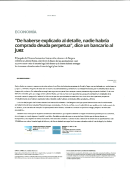 Noticia publicada y bloqueada en el Diario El Correo