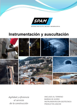 SPAMSL Catalogo Instrumentación 2014